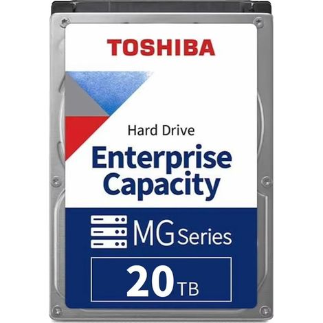 Disco duro TOSHIBA 20 TB Serial ATA III Búfer de 1024 MB 7200 RPM 3,5" MG11ACA20TE-V