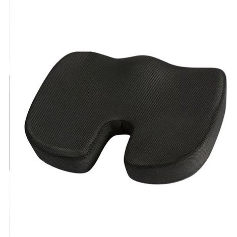 Ergonomisches U-förmiges Sitzkissen aus Memory-Schaum zur Linderung von Rückenschmerzen, Ischiasbeschwerden und Druckstellen am Steißbein – geeignet für Auto- und Gaming-Stühle (1/5)