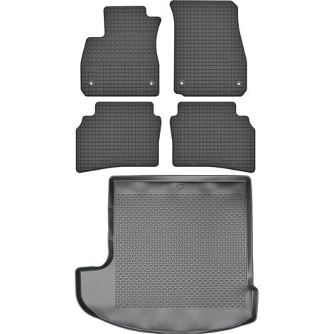 Set di tappetini in gomma per auto e tappetino per bagagliaio per Opel Insignia B Kombi dal 2017