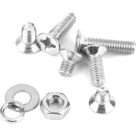300 pièces vis, vis à tête avec 6 tailles différentes kit de vis taraudage kit d'assortiment de vis de perçage pour le travail du bois (1/5)