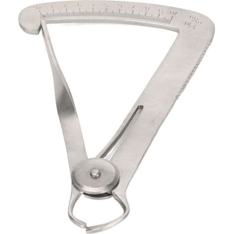 Compas Interne - Règle à Mesurer en Acier Inoxydable - Précision 0-10 mm - Pour Bijoux et Pierres - 1 Pièce (1/5)