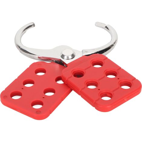 Loquet de verrouillage à 6 trous en alliage d'aluminium, cadenas de sécurité industriel résistant aux étincelles, loquet d'étiquetage (1/5)