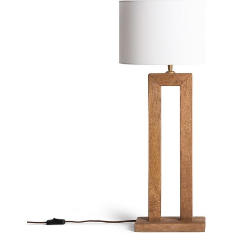 Lámpara de Mesa Madera Abner Natural (1/5)