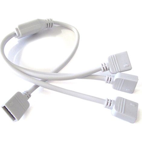 2 PZ Connettori Splitter da 1 Cavo RGB a 3 Cavi Prese RGB Femmine (1/3)