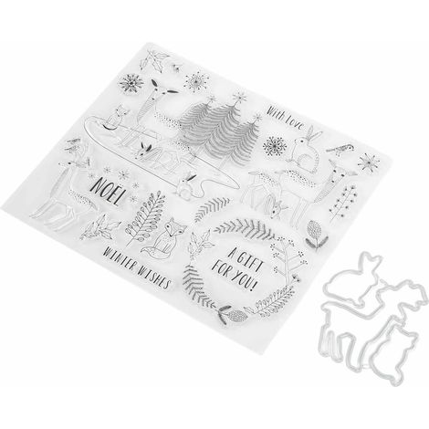 Tampons transparents, impression nette, recyclables, faciles à utiliser, forme unique, styles variés, tampons transparents à faire soi-même pour la création d'albums. (1/5)
