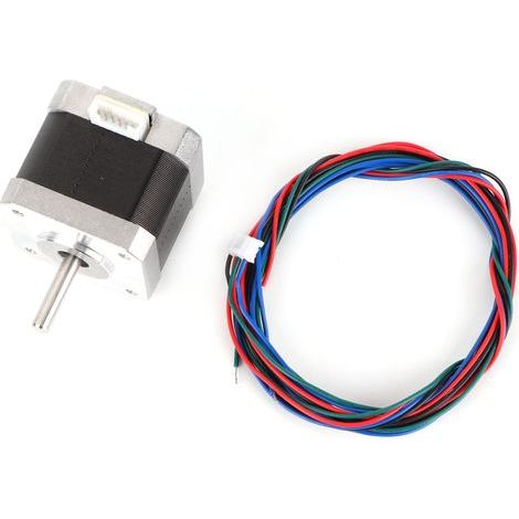 24V/1,5A Nema 17 2-Phasen-Schrittmotor 0,4 nm 1,8° industrielle Schrittsteuerung (1/5)