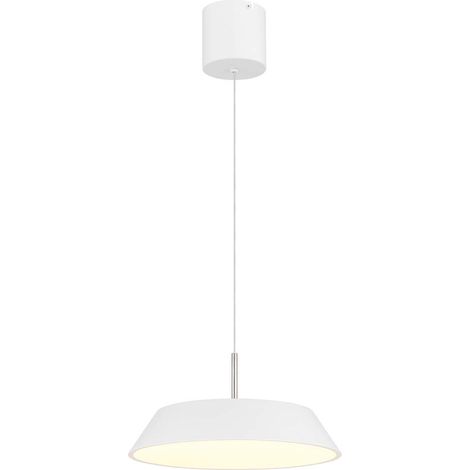 Pendelleuchte Pendelleuchte Deckenlampe weiß LED höhenverstellbar H 180 cm