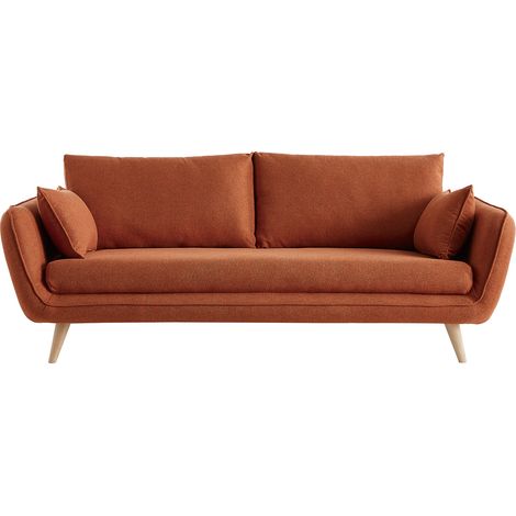 Divano scandinavo 3 posti mattone CREEP