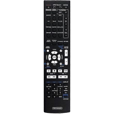 Télécommande de remplacement AXD7565 pour enregistreur audio-vidéo home cinéma VSX-324-K, AXD7565, VSX-819H, VSX-828-S et VSX-921 (1/5)