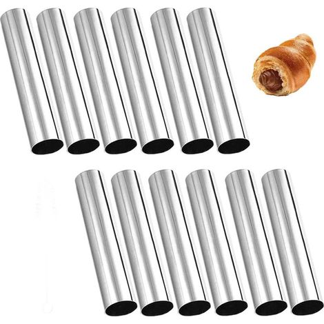 Lot de 15 tubes à cannoli ronds pour pâtisserie et desserts (1/5)