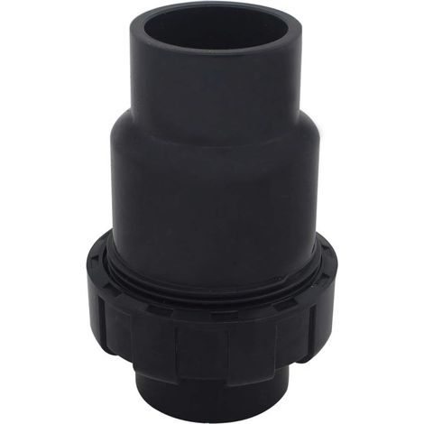 1 Clapet anti-retour à bille 40 mm, vanne en PVC, clapet pour piscine, installation verticale ou horizontale