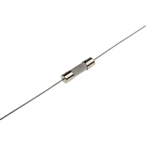 Rs Pro – Cartouche fusible 2.5A – Type T – 5 x 20mm – 250V c.a. – Céramique pour durabilité et résistance à la chaleur (1/2)