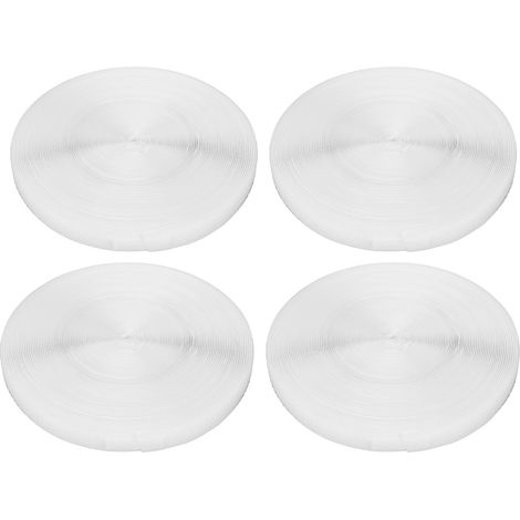 Bande auto-agrippante 4 pièces, 2,5 cm x 25 m, nylon résistant, scratch adhésif découpable, fixation puissante pour usage intensif, ruban velcro longueur 82 pieds. (1/5)