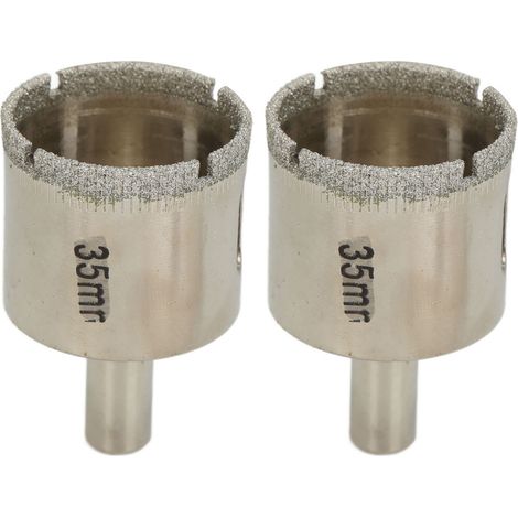 forets diamantés pour scie cloche, 1‑3/8 po (35 mm) pour verre, céramique, carrelage et marbre (1/5)