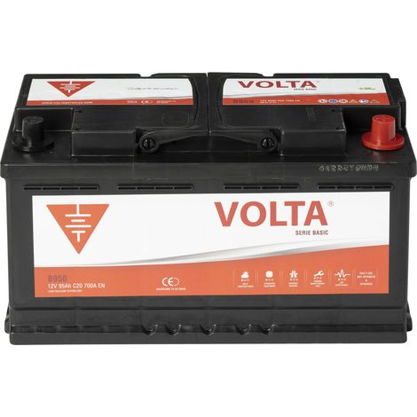 Batería de coche Volta BASIC 12V 95AH 700A 353x175x190mm (1/3)