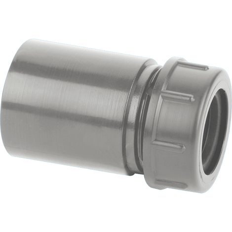 McAlpine R16-GR 1.25" x 19/23mm Reducer in ABS Grey (1/4)