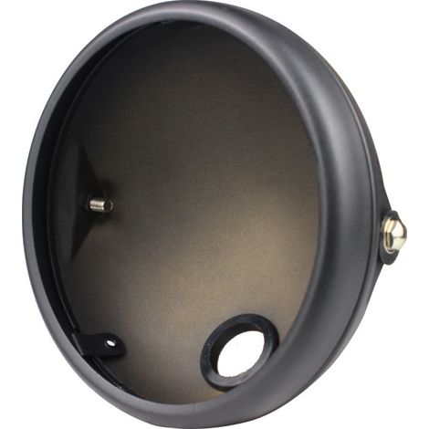 7-inch metal headlight housing for motorcycles, modified retro Harley headlight housing. (1/4)