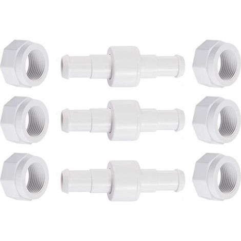 Manguera giratoria D20 con tuerca de manguera D15, compatible con Zodiac Polaris 280, 380, 180 - para limpiafondos robóticos (1/5)