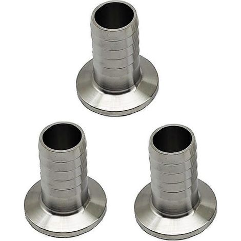 Raccord de tuyau à embout cannelé, type Tri Clamp, pour brassage amateur, 25 mm (1/5)