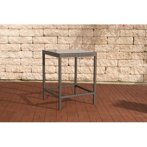 Polyrattan Tisch Alia grau (1/5)