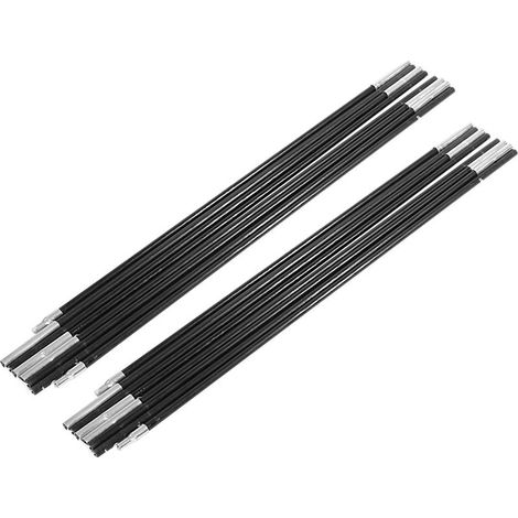 Poteau de tente en fibre de verre, tige d'auvent, support de poteau de camping portable antirouille pour sol de prairie. (1/5)