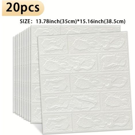 Beyamis Stickers muraux 3D mousse – lot de 20, salle de bain, imperméable, déco enfant (1/5)