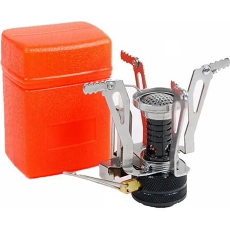 Mini réchaud à gaz pliable d'extérieur pour touristes, fourneau portable pour pique-nique, réchaud de camping, brûleur à gaz, accessoires de camping, réchauds de cuisine portables (1/5)