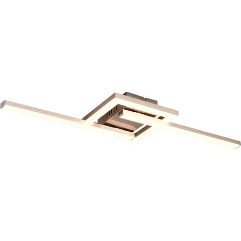 VIALE PLAFONIERA LED 17W 1860lm, 3000K ACCIAIO ORIENTABILE L. 55CM IN METALLO IP20 (1/5)