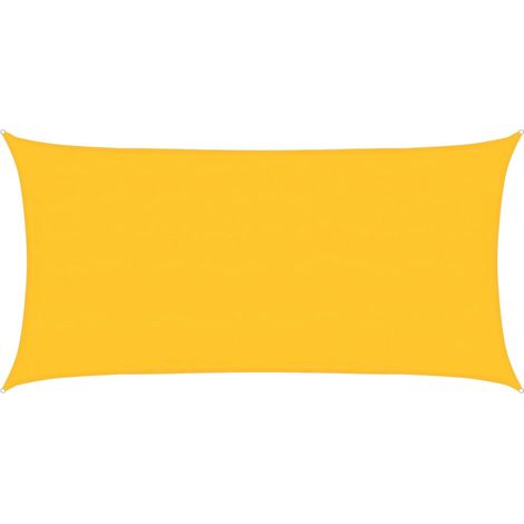 Maison Exclusive - Vela Parasole 160 g/m² Rettangolare Giallo 4x7 m in HDPE (1/5)