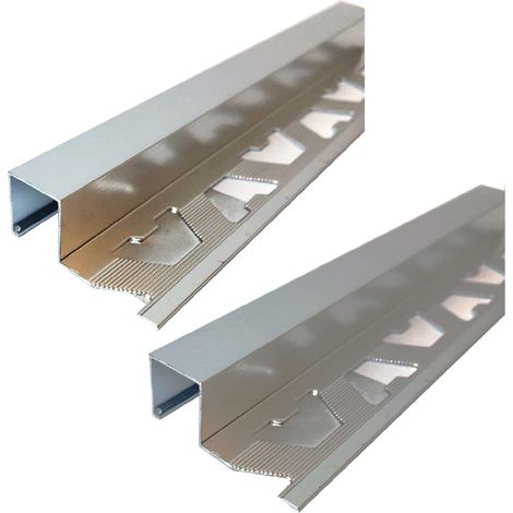 PROFILO JOLLY PER PIASTRELLE mm 10 H.cm 250 lucido- 15 pezzi  - ARCANSAS