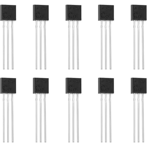 10PCS 2N5457 Transistor N-Channel JFET 3 Broches pour Projets DIY Commutation Analogique