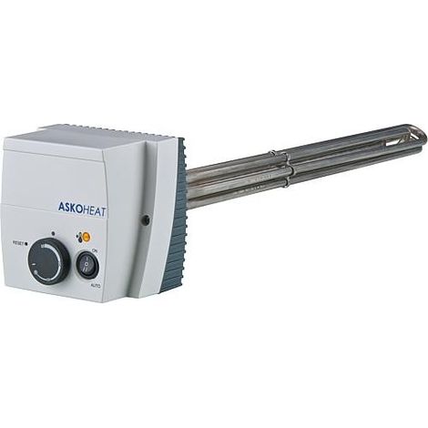 Résistance électrique AHIR-BI-C-6.0 6,0 KW, DN40 - 11/2, 230V AC/3x400 V AC, longueur de montage: 600mm