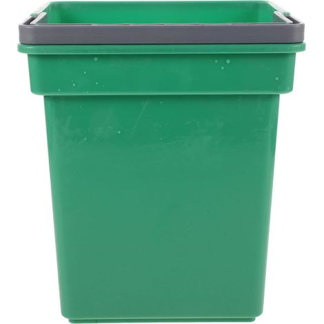 Seau Multifonctionnel Ménage avec Poignée, Capacité 4l, en Plastique Vert, Facile à Transporter, pour Bureau et Maison (1/5)