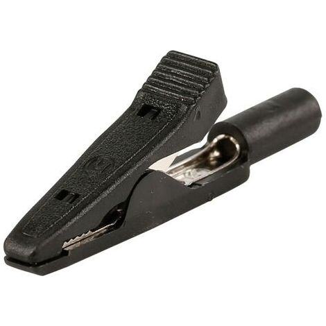 Hirschmann Test & Measurement MA 1 sw Pince crocodile enfichable 2 mm Ohne Messkategorie noir (1/4)