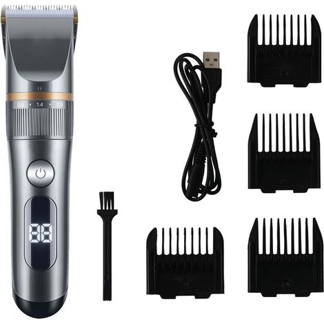 rasoir electriques hommes-Tondeuse électrique professionnelle pour animaux : outil de toilettage multifonction pour chiens et chats