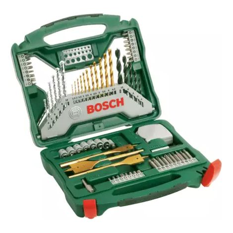 Set di foratura e avvitamento BOSCH X-Line da Ø4 a 10 mm - 70 pezzi - 2607019329