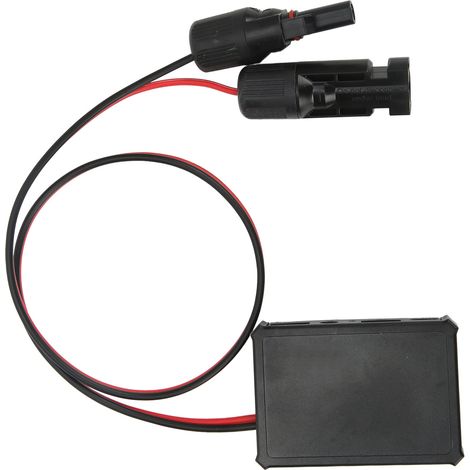 Panneau solaire pliable avec contrôleur USB — Entrée 6-30 V, sortie 5 V/2,4 A  convient pour le camping, la recharge de téléphones portables et de batteries externes (1/4)