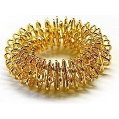 10 goldene Massage-Fingerringe, Anti-Stress, Akupressur, Entspannung, Angstlinderung (1/4)