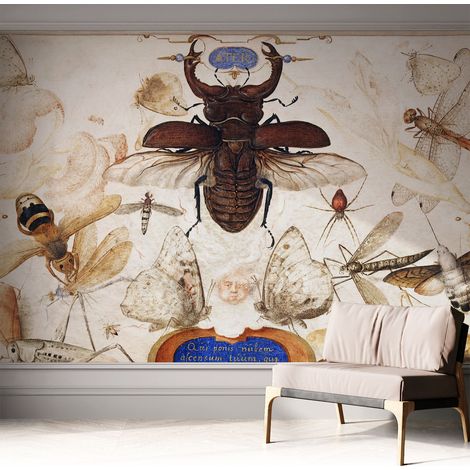 Papier peint autocollant Mural avec colle pour salon et chambre Décoration murale rapide Harmonie naturelle 312x219 cm (1/5)