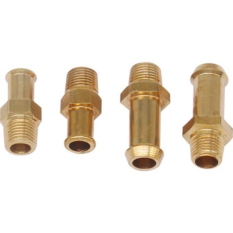 Manually adjustable 1-5psi fuel pressure regulating valve with 8mm and 10mm hoses for carburetors. (1/4)