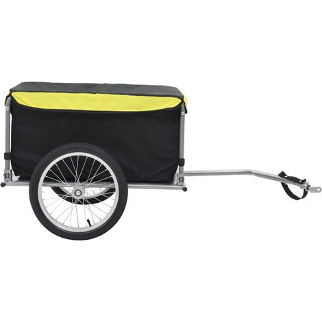 FIMEI Remorque de bicyclette Noir et jaune 65 kg (1/5)