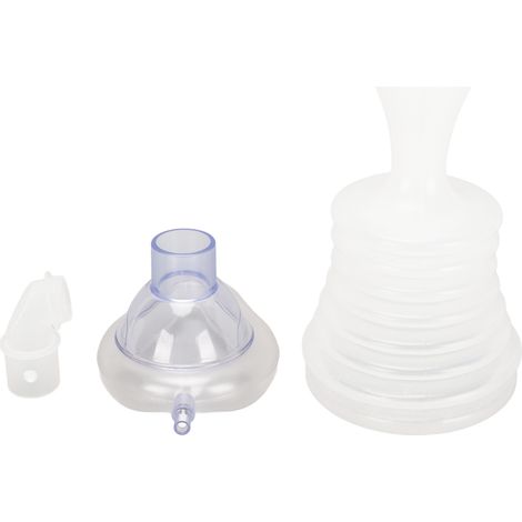 Masque facial RCP enfant en silicone souple, bouclier d'urgence pour réanimation cardio-pulmonaire (1/5)