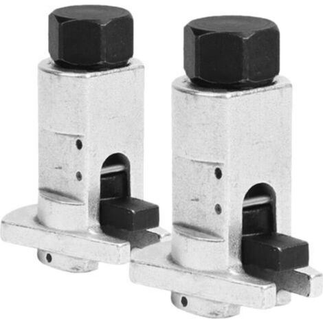 Kit 2 Pièces Outil D'écartement Suspendre Voiture en Acier Robuste, Écarteur à Montage D'entretoise pour Bras Suspendre et Amortisseurs, Outil Mécanique de Démontage pour (1/5)
