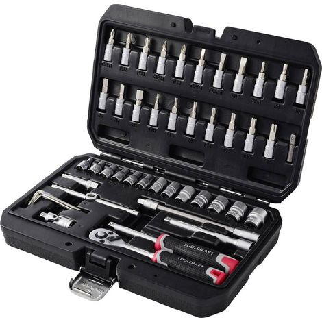 TOOLCRAFT Kit di inserti e bussole 1/2, 1/4, 3/8 48 parti TO-10675383 (1/5)