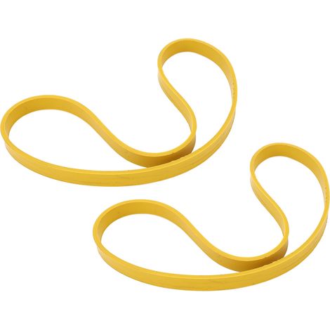 2Pneus de scie à ruban antidérapants, silencieux, caoutchouc pour roue 10 pouces, lot de 2, jaune, atelier bois (1/5)