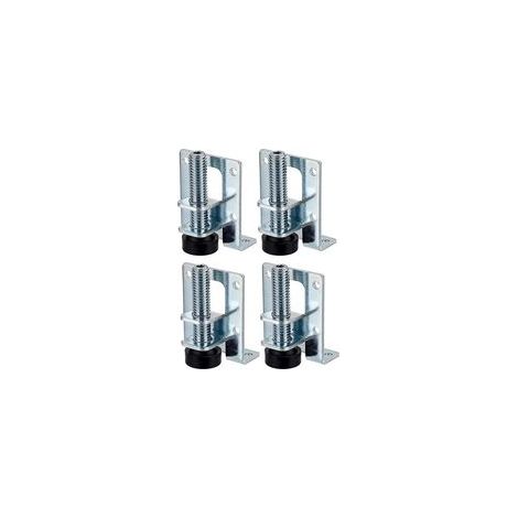 4 Pièce Niveleurs Meubles Réglables, Pieds de Nivellement Robustes, Pieds De Nivellement pour Meubles, Pieds de Meuble Réglables, Pied pour Meuble, pour Tables, Étagères, Placards, Établi (1/5)