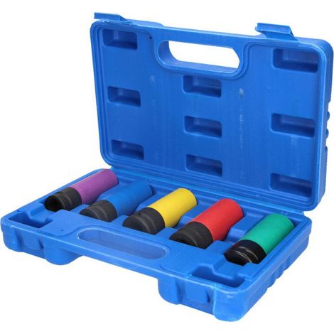 Brilliant Tools 1/2 Alu-Felgen-Kraft-Stecknuss-Satz, 5-tlg.