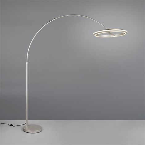 Lampe de pied Amador nickel - 442410107 (1/3)