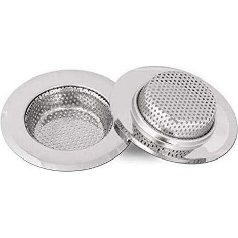 KZQ – Filtre à évier en acier inoxydable 2,75 pouces – Profondeur 18 mm – Pour orifices de drainage 43 à 70 mm – Nettoyage facile au lave-vaisselle (1/5)
