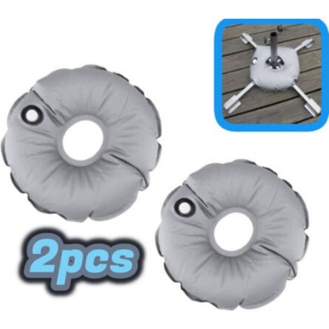 Sac de Poids de Base de Drapeau - Sac pour Poids de Base Drapeau pour Support de Parapluie extérieur pour marché avec Base de Parasol pour Plage/2 pièces (1/4)